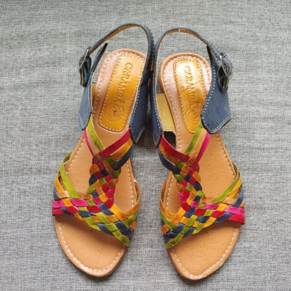 Caramba Mexican leather sandals size 8